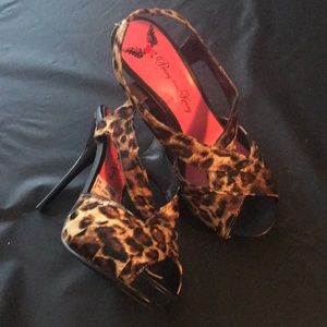 Leopard heels
